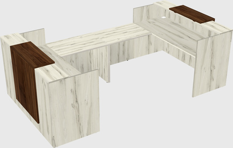 Reception desk u-shape