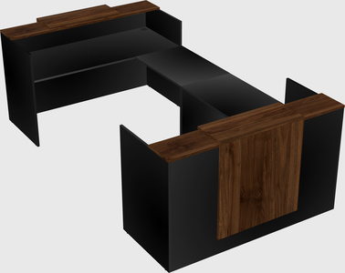 Reception desk u-shape