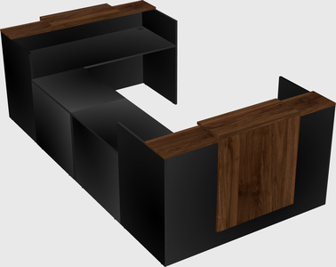 Reception desk u-shape