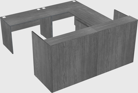 Shared one sided u-shaped reception desk