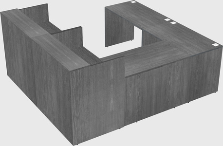 Shared one sided u-shaped reception desk