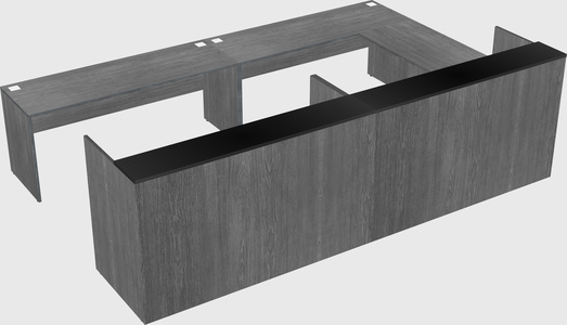 Shared one sided u-shaped reception desk
