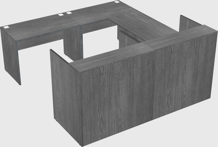 Shared one sided u-shaped reception desk