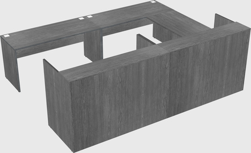 Shared one sided u-shaped reception desk