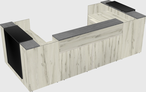 Reception desk u-shape