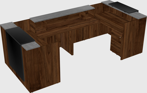 Reception desk u-shape