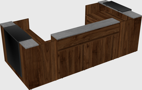 Reception desk u-shape
