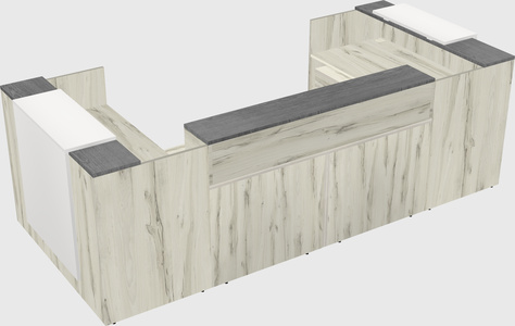 Reception desk u-shape