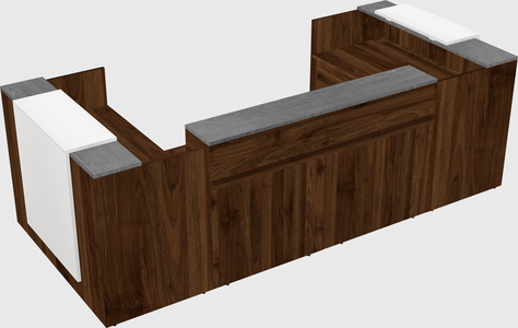Reception desk u-shape