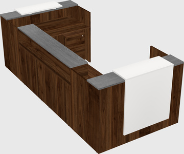 Reception desk u-shape