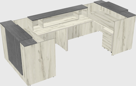 Reception desk u-shape