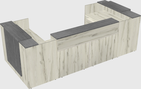 Reception desk u-shape