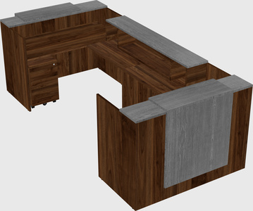 Reception desk u-shape