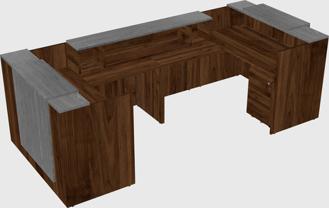 Reception desk u-shape