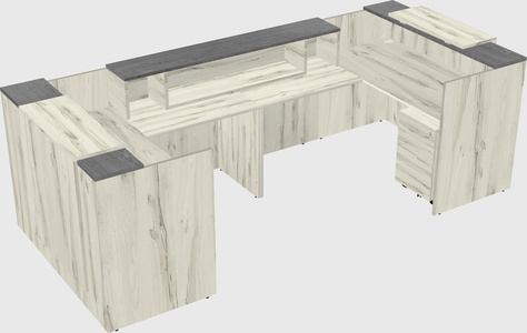 Reception desk u-shape