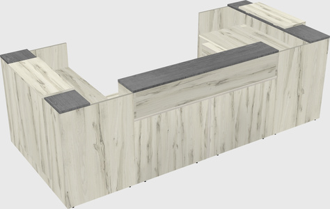 Reception desk u-shape