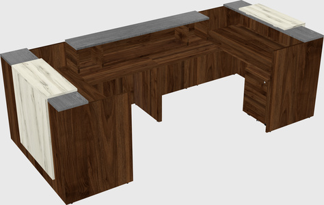 Reception desk u-shape