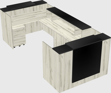 Reception desk u-shape