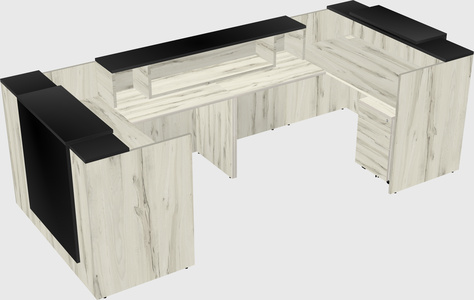 Reception desk u-shape