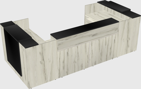 Reception desk u-shape