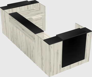 Reception desk u-shape