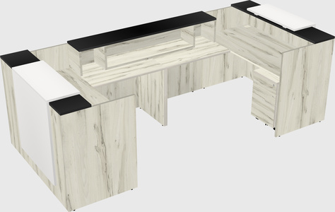 Reception desk u-shape