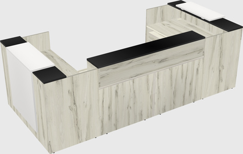 Reception desk u-shape