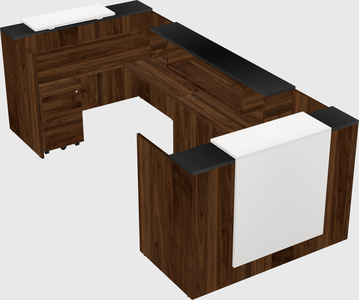 Reception desk u-shape