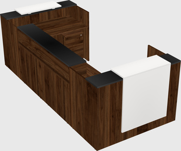 Reception desk u-shape