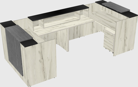 Reception desk u-shape