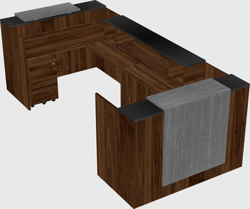 Reception desk u-shape