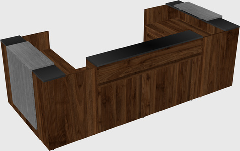 Reception desk u-shape