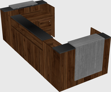 Reception desk u-shape
