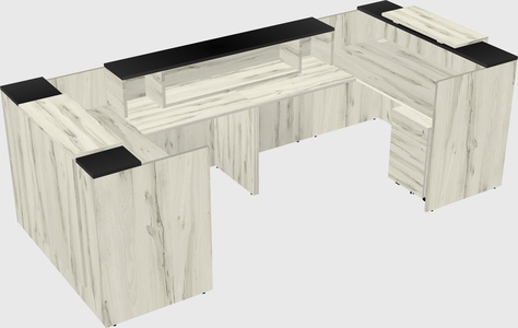 Reception desk u-shape