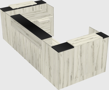 Reception desk u-shape