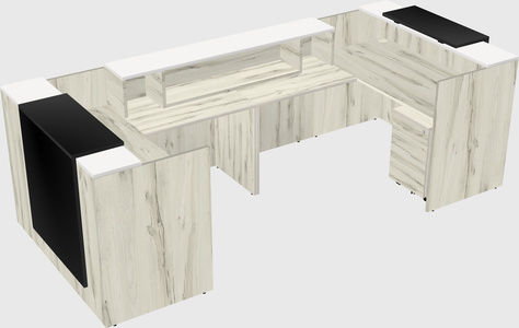 Reception desk u-shape