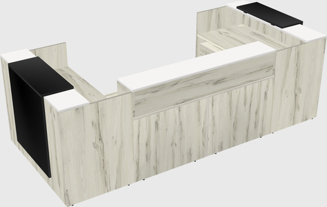 Reception desk u-shape