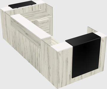 Reception desk u-shape