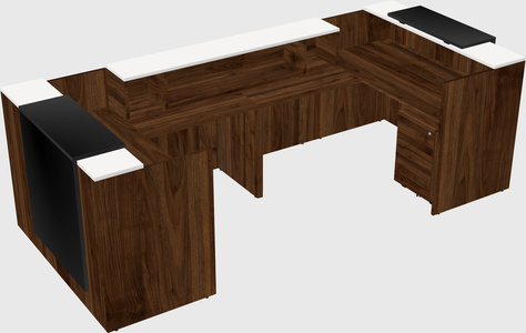 Reception desk u-shape