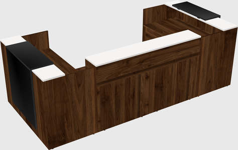 Reception desk u-shape