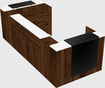 Reception desk u-shape