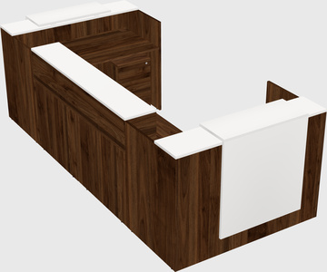 Reception desk u-shape