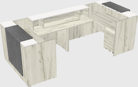 Reception desk u-shape