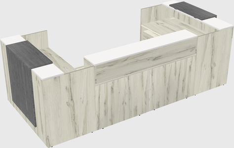 Reception desk u-shape