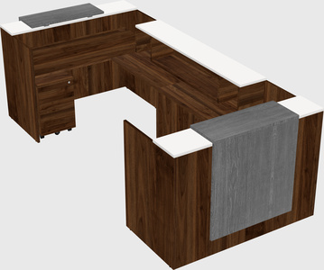 Reception desk u-shape