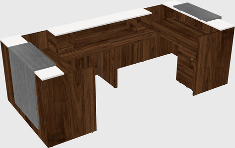 Reception desk u-shape