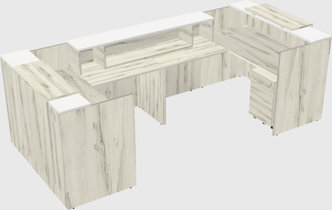 Reception desk u-shape