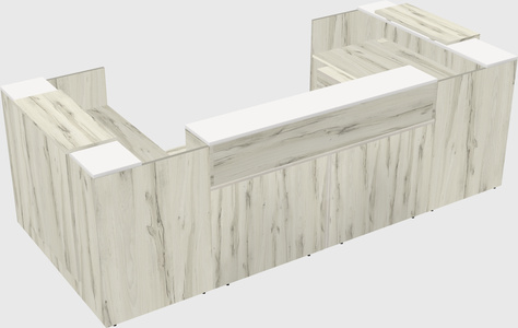Reception desk u-shape