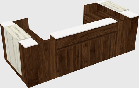 Reception desk u-shape