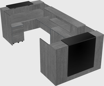 Reception desk u-shape